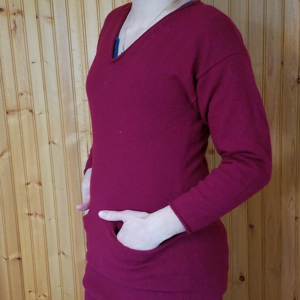 100% Merino wool sweater dress perfect condition